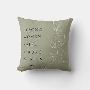 Moderne saliegroene inspirerende decoratieve kusse kussen