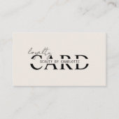 Moderne, Salon, 10 - Carte de fidélité (Devant)