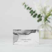 Moderne, salon, minimaliste, carte de visite aquar (Debout devant)