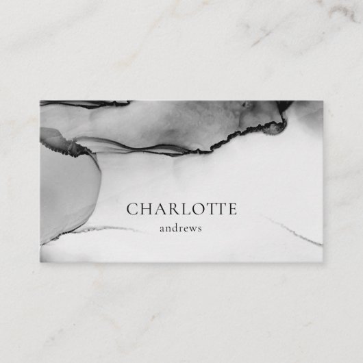 Moderne, salon, minimaliste, carte de visite aquar (Devant)
