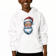 Moderne Santa Claus Vector Kunst met Zonnebril