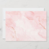 Moderne, sappige waterverf Floral bruiloft Save The Date (Achterkant)