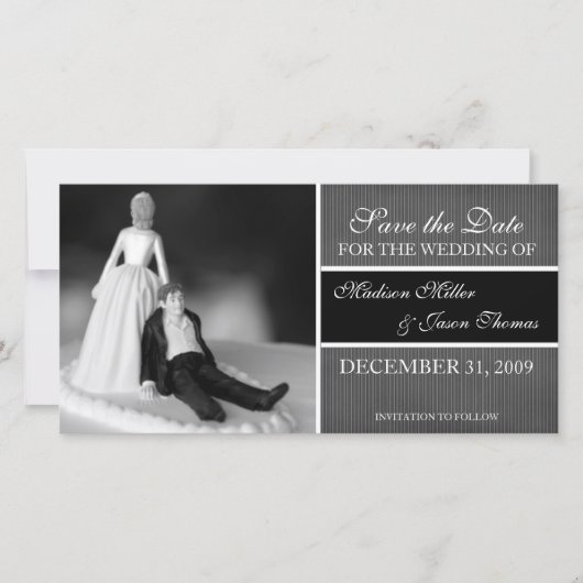 Moderne 'Save the Date'-aankondiging Save The Date (Voorkant)