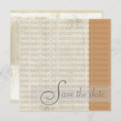 Moderne Save the Date Aankondigingen (Voorkant / Achterkant)