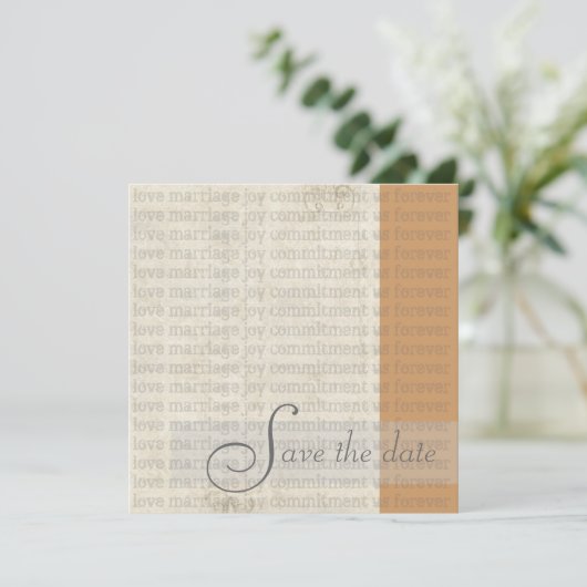 Moderne Save the Date Aankondigingen (Staand voorkant)