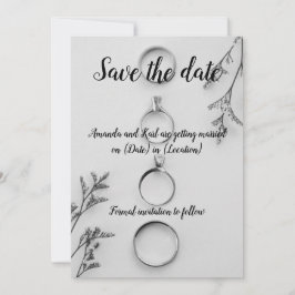 Moderne Save the Date Kaart