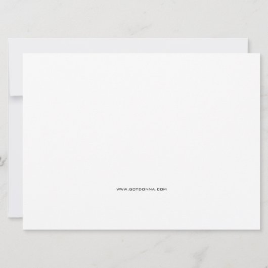 Moderne Save the Date uitnodiging (Achterkant)