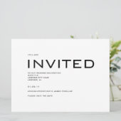 Moderne 'Save the Date'-uitnodiging Kaart (Staand voorkant)