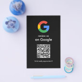 Moderne Scan om Google QR-code bedrijfsbord te beo Flyer (Enkel)