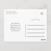 Moderne Scandinavische feestdag Briefkaart (Achterkant)