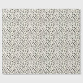 Moderne schaatsers Winterschets Vakantie Kerstmis Cadeaupapier (Vlak)