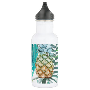 Moderne schattige anananasappelzomerse schattig waterfles 