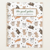 Moderne schattige kat planner (Voorkant)