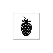 Moderne Schattigee aardbei | Motif Rubber Stamp Rubberstempel (Afrduk)