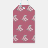 Moderne Schattigee kerst Cadeaulabel (Achterkant)