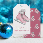 Moderne Schattigee kerst Cadeaulabel