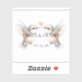 Moderne Schattigee kolibrie Sticker (Vel)