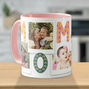 Moderne Schattigee Moeder Mama Kinder Baby Fotocol Mok