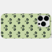 Moderne Schattigee Panda Face lichtgroen Case-Mate iPhone Case (Achterkant (horizontaal))