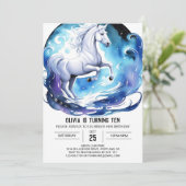 Moderne Schattigee Pony Verjaardag Kaart (Staand voorkant)