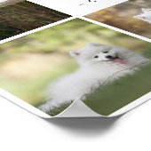 Moderne Schattigee poten ooit Schattige Pet Dog Ph Poster (Hoek)