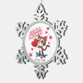 Moderne Schattigee Valentijn Ornamenten voor Vrien (Rechts)