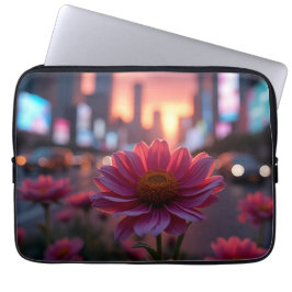 Moderne Schemer Madeliefjes 13' Laptop Sleeve