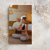 Moderne schone foto visitekaartje