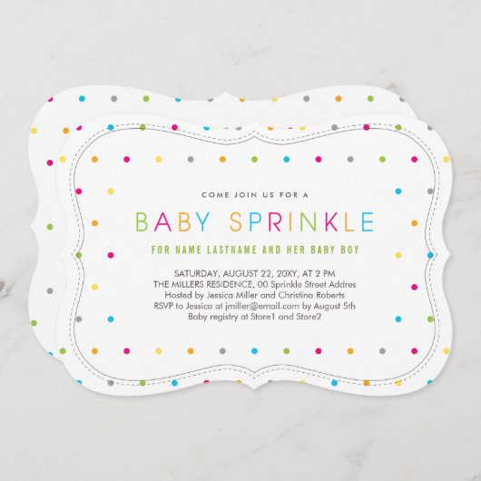 Moderne, schone neutraal Baby sprinkhaak Kaart (Voorkant / Achterkant)