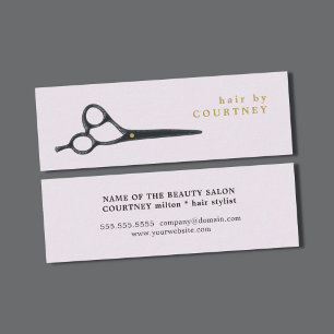 Moderne, schone schaar mini visitekaartje