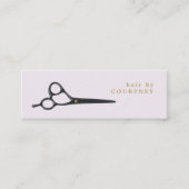 Moderne, schone schaar mini visitekaartje (Voorkant)