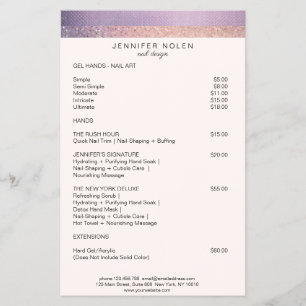 Moderne schoonheid wellness flyer