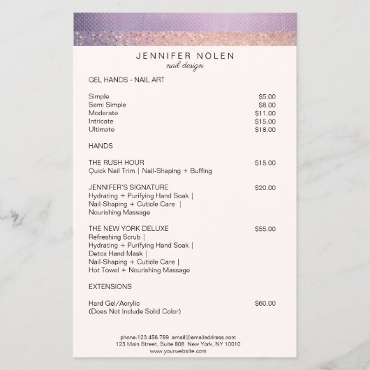 Moderne schoonheid wellness flyer (Voorkant)