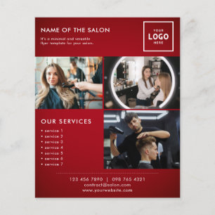 Moderne schoonheidsbrandingontwerp voor profession flyer