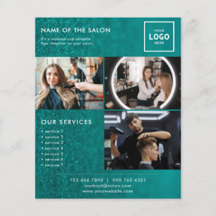 Moderne schoonheidsbrandingontwerp voor profession flyer