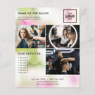 Moderne schoonheidsbrandingontwerp voor profession flyer