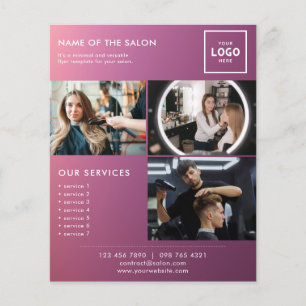 Moderne schoonheidsbrandingontwerp voor profession flyer