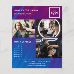 Moderne schoonheidsbrandingontwerp voor profession flyer