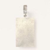 Moderne schoonheidsprofessional badge (Achterkant met clip)