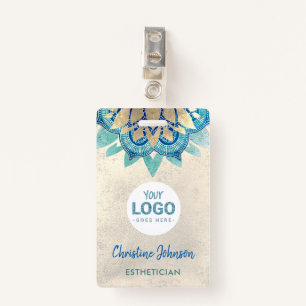 Moderne schoonheidsprofessional badge