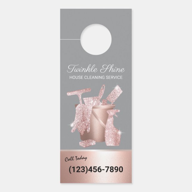 Moderne schoonmaakservice Roos Gold Huishouding (Voorkant)