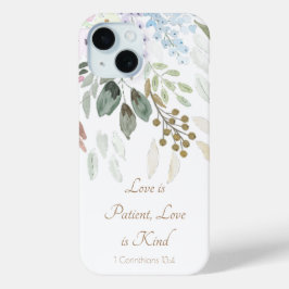 Moderne Schrift Waterverf Bloemen Wit