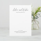 Moderne Script Advies en Wensen Afstuderen (Staand voorkant)