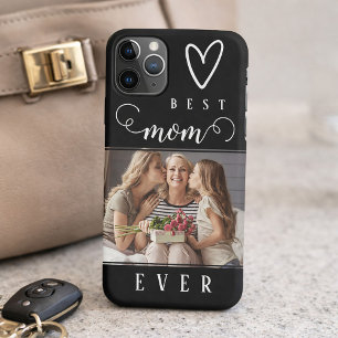 Moderne Script Beste Moeder Ooit Foto iPhone 11 Pro Hoesje