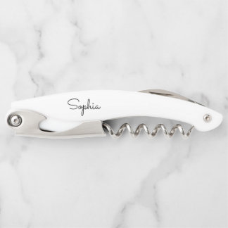 Moderne Script Bruidsmeisje Voorstel Cadeau Brides Kurkentrekker