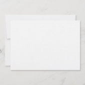 Moderne Script Calligraphy name note card Notitiekaartje (Achterkant)
