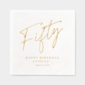 Moderne Script Cinquante 50e Anniversaire  (Recto)