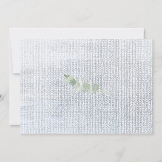 Moderne Script Foto Bruiloft Save The Date (Achterkant)