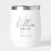 Moderne script gepersonaliseerde bruidsjonkers (Links)