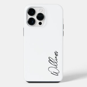 Moderne script gepersonaliseerde naam iPhone 14 pro max hoesje